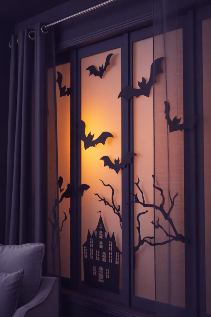 Spooky Silhouette Windows