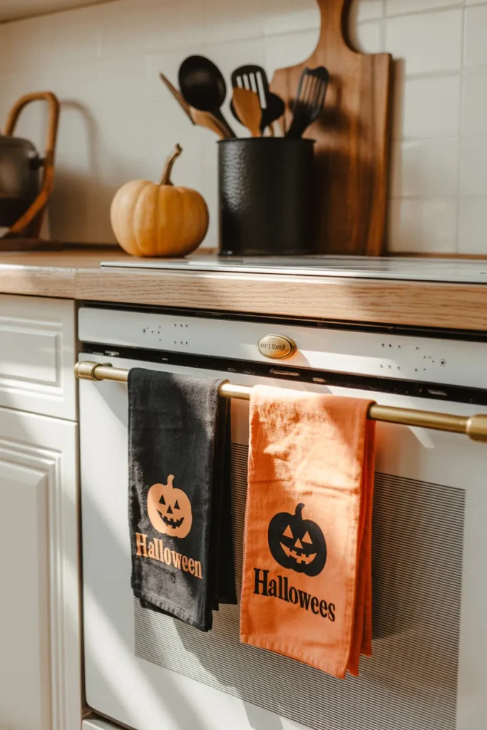 Spooky Tea Towel
