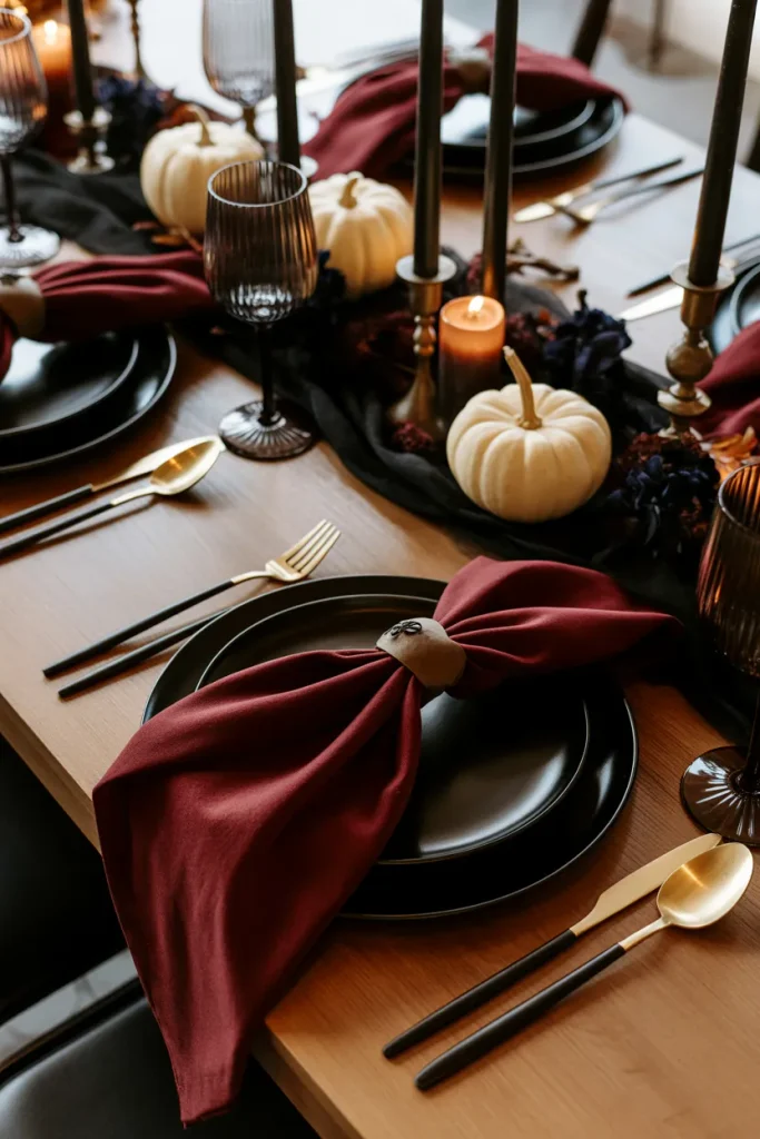 Velvet Napkin Bows