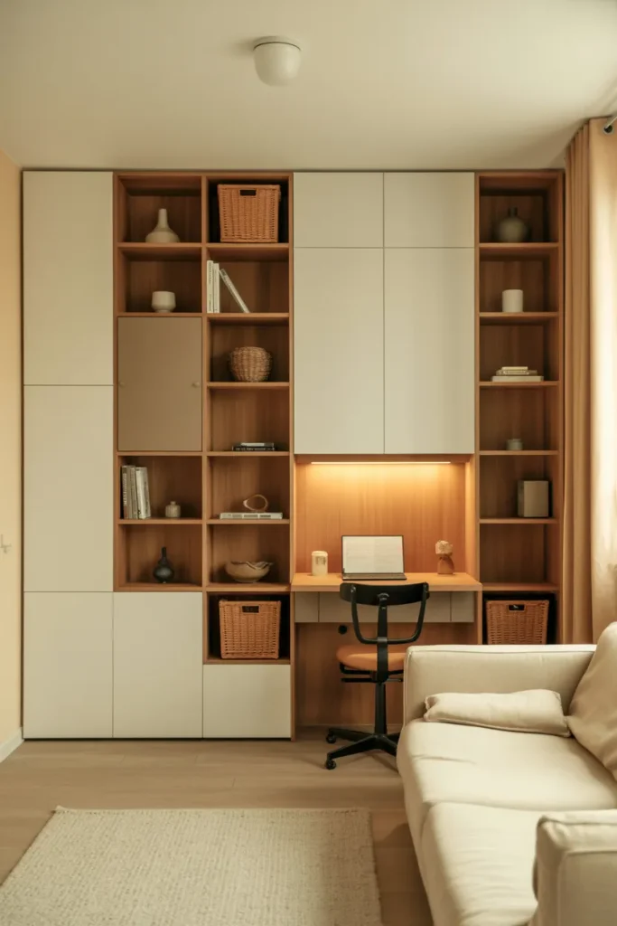Vertical Storage Wall
