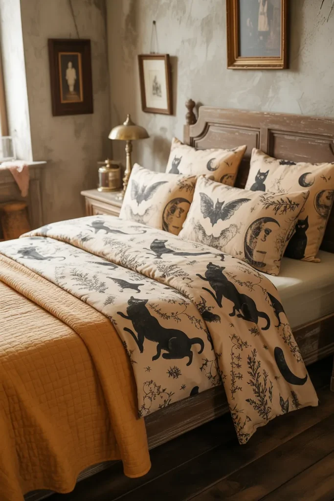 Vintage Halloween Bedding