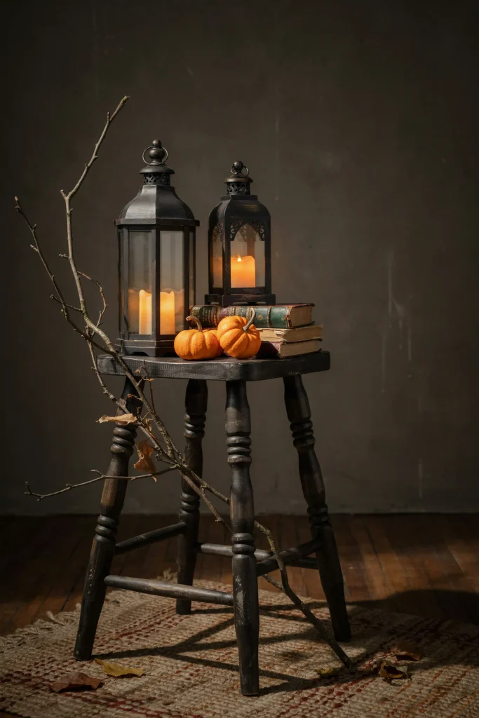 Vintage Lantern Corner