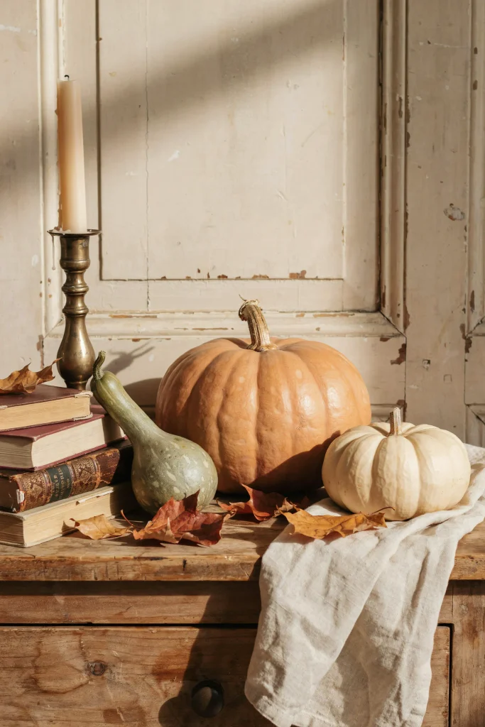 Vintage Pumpkin Display