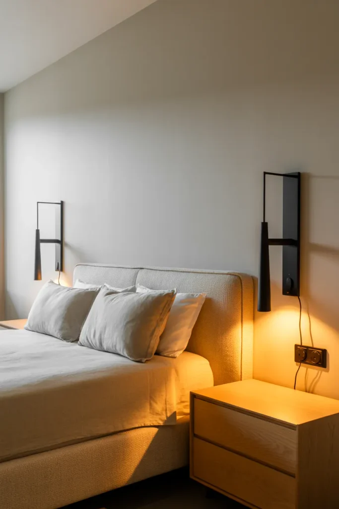 Wall-Mounted Bedside Lights
