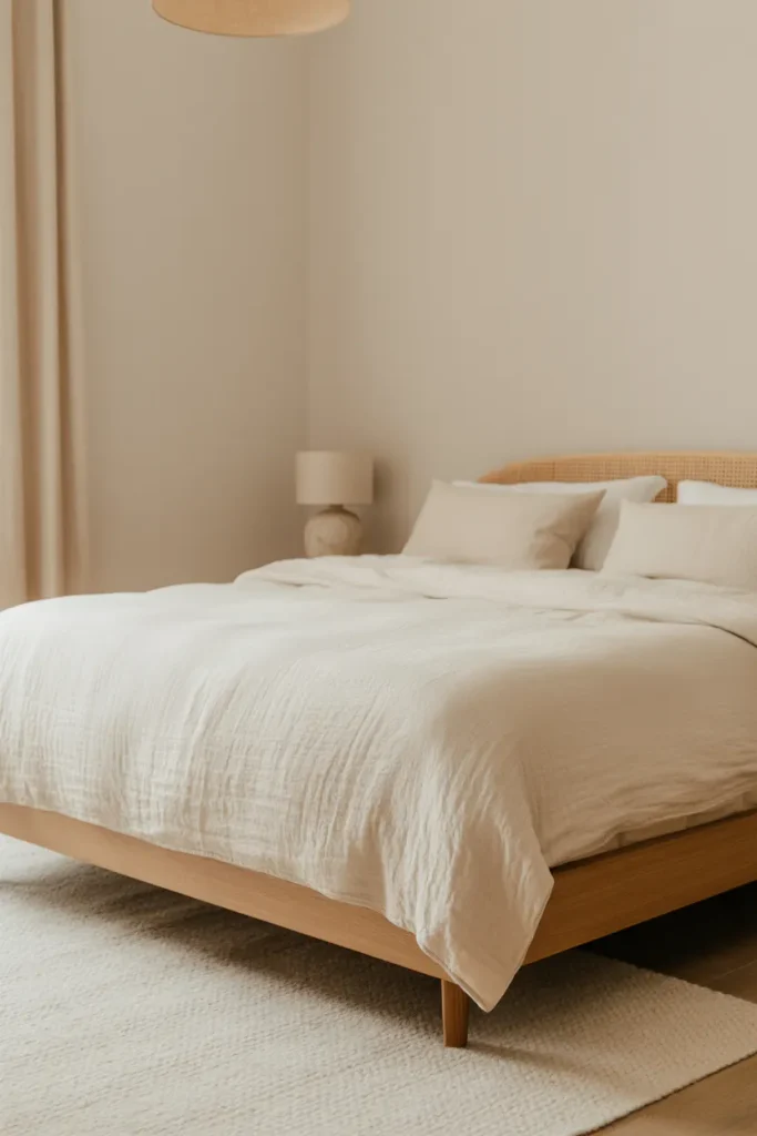 Warm White Bedding