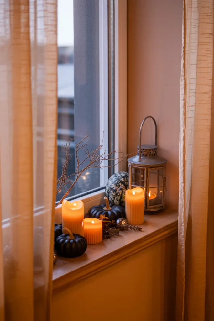 Window Candle Glow
