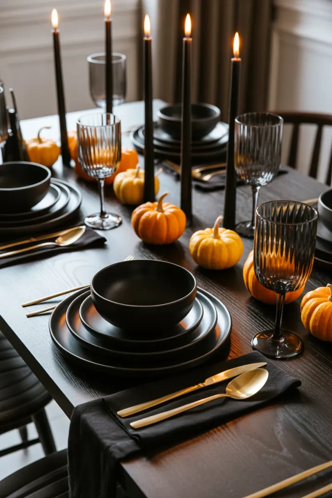 Witchy Black Tableware