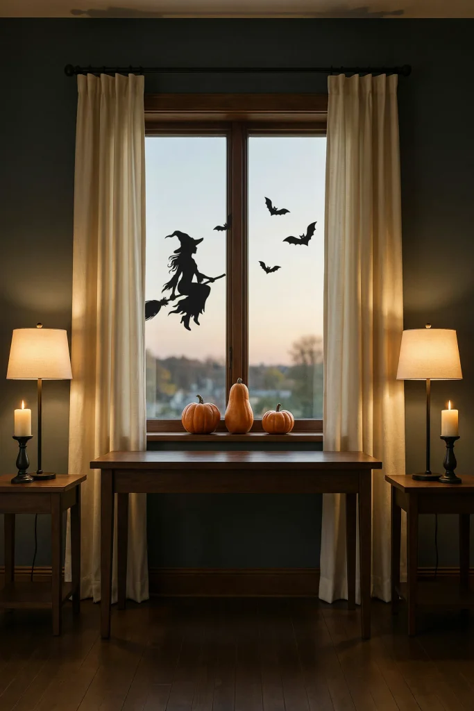 Witchy Window Silhouettes