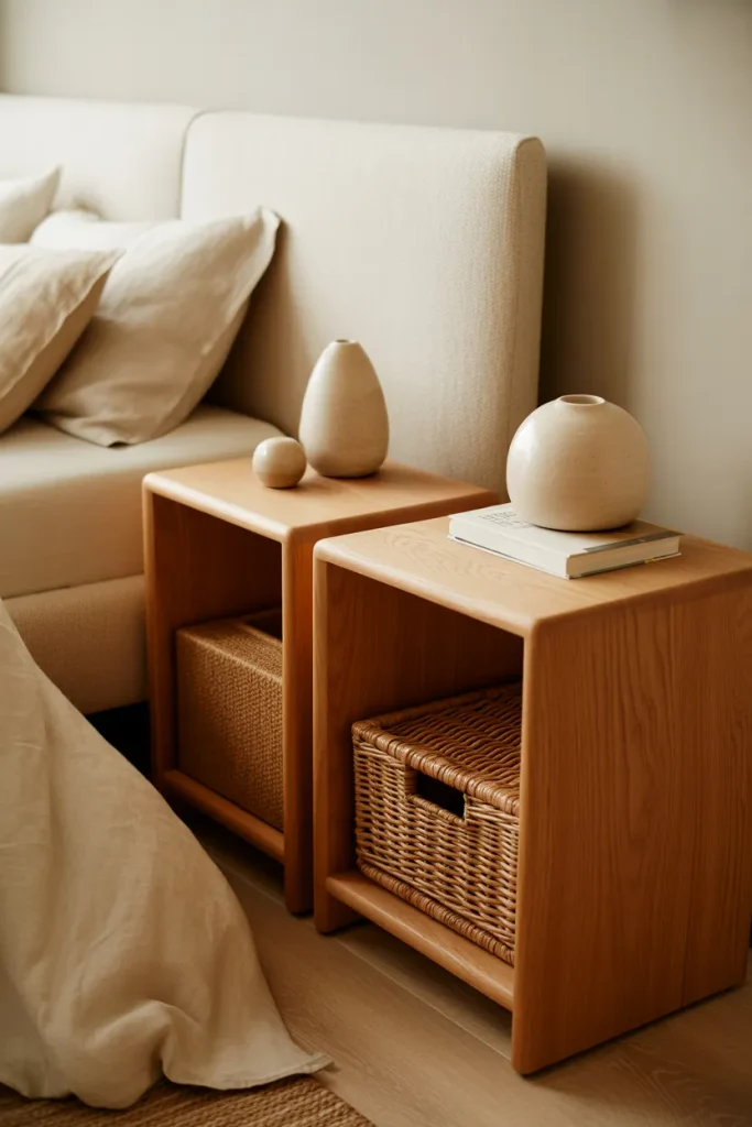 Wooden Bedside Tables