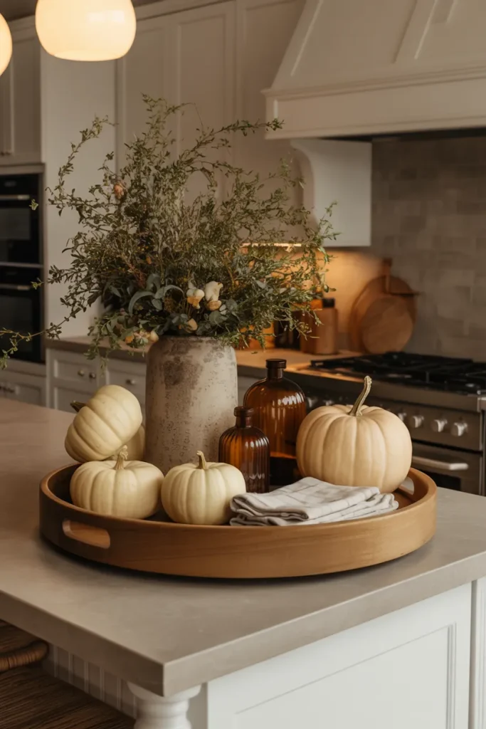 Wooden Tray Centerpiece