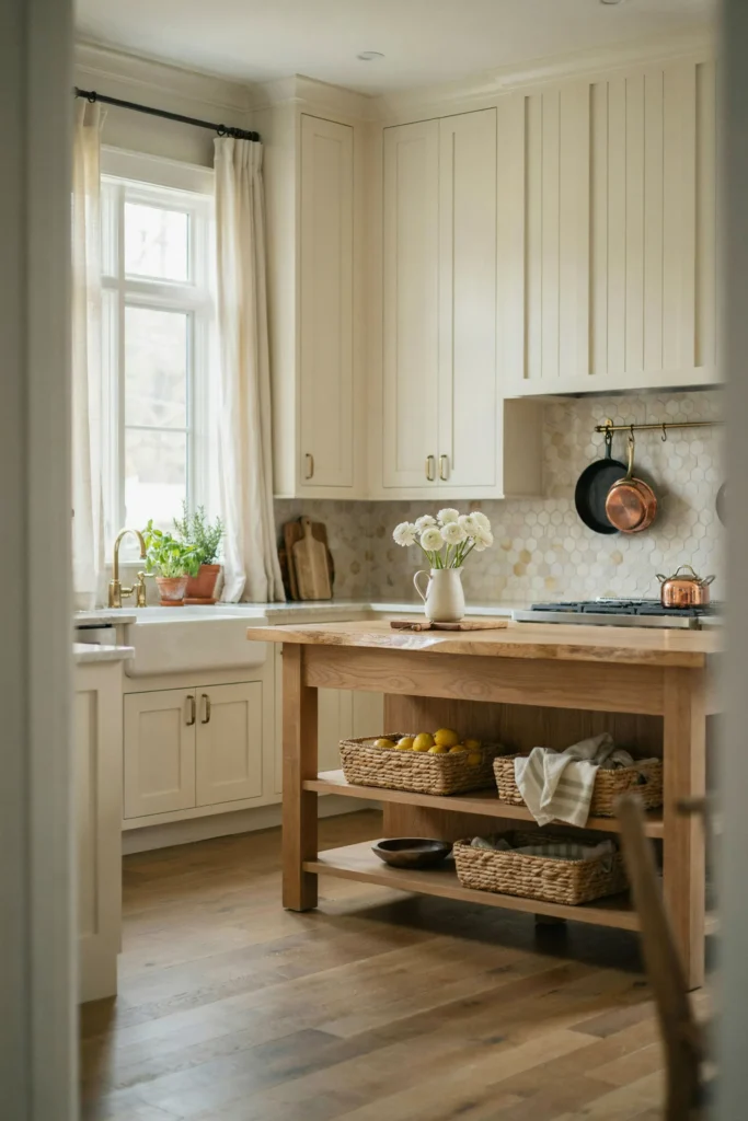 22 Farmhouse Kitchen Design Ideas for Warm, Cozy Charm 23 Beadboard Cabinet Details