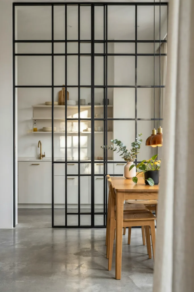 Black Grid Screen