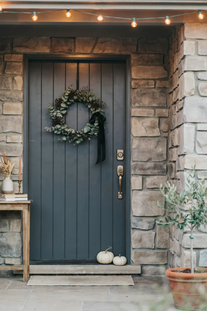 Black Ribbon Wreath