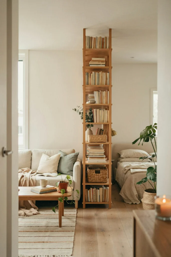 24 Room Divider Ideas That Transform Every Small Space 9 Bookshelf Room Divider