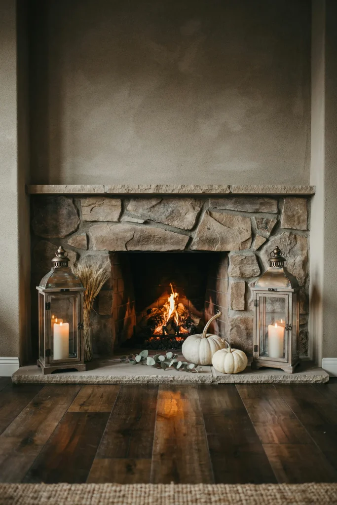 20 Fall Decorations for 2026 That Feel Truly Opulent 21 Bronze Lantern Arrangement