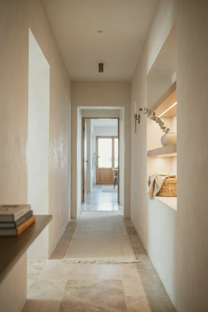23 Narrow Entryway Ideas for Small Spaces You'll Love 16 Built-In Wall Niche