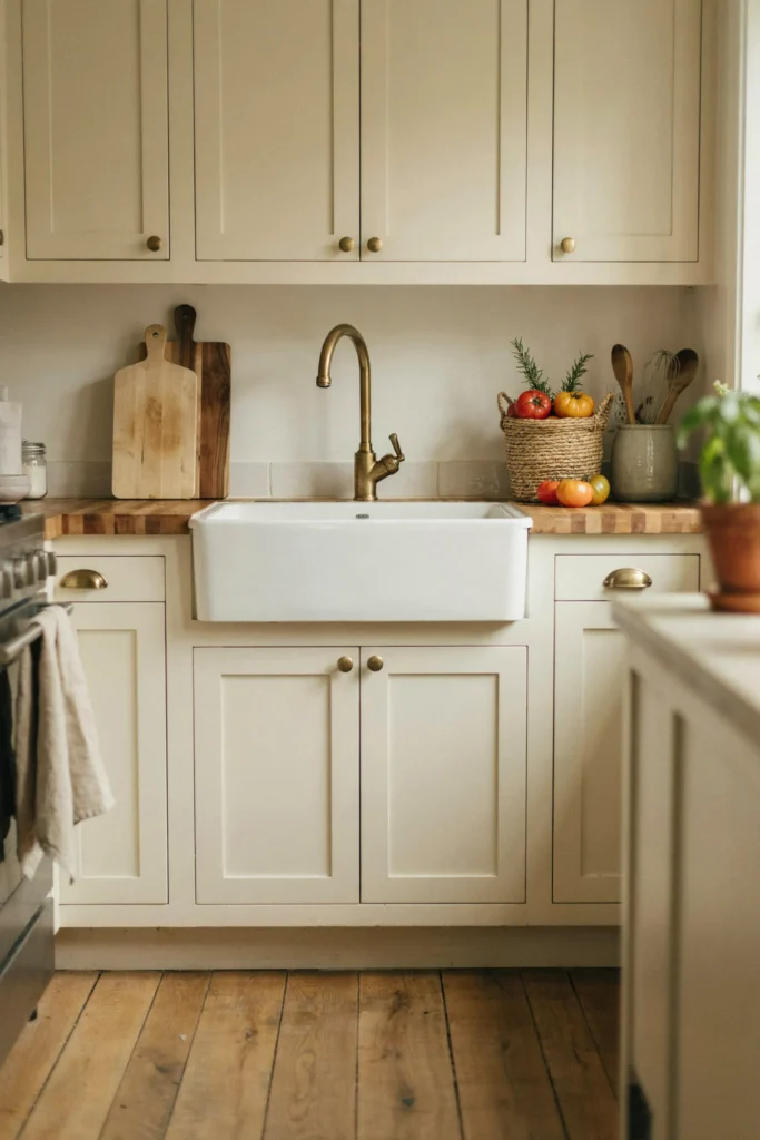 22 Farmhouse Kitchen Design Ideas for Warm, Cozy Charm 8 Butcher Block Counters