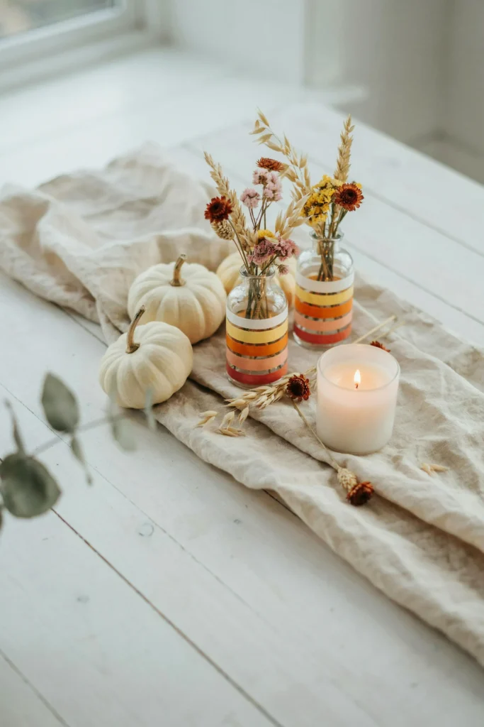 Candy Corn Vases