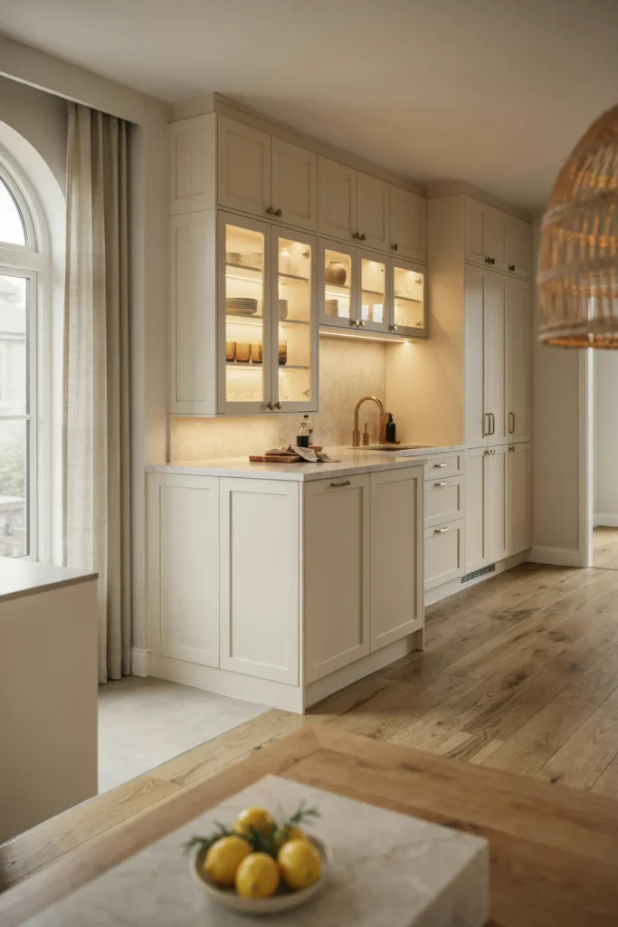 Ceiling Cabinets With Lighting