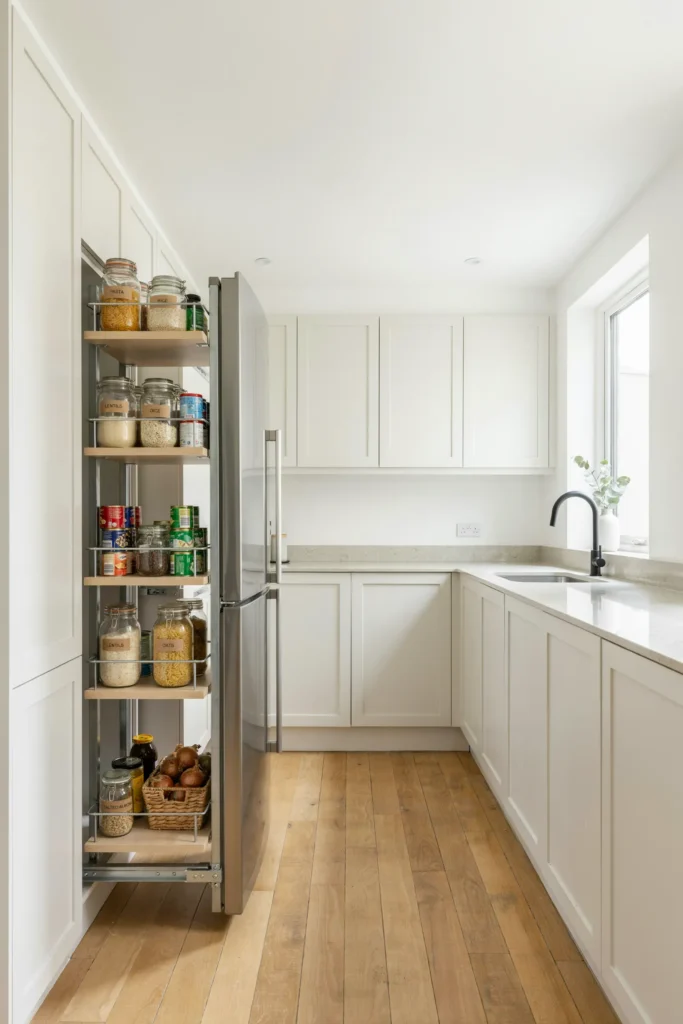 Compact Pull-Out Pantry
