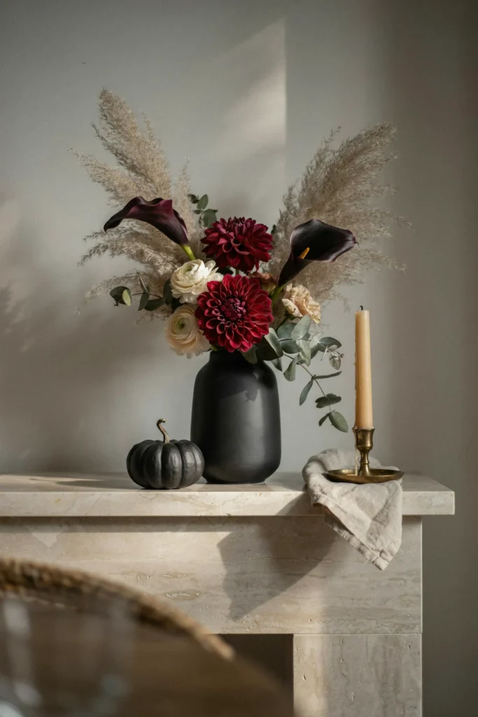 Dark Floral Arrangement
