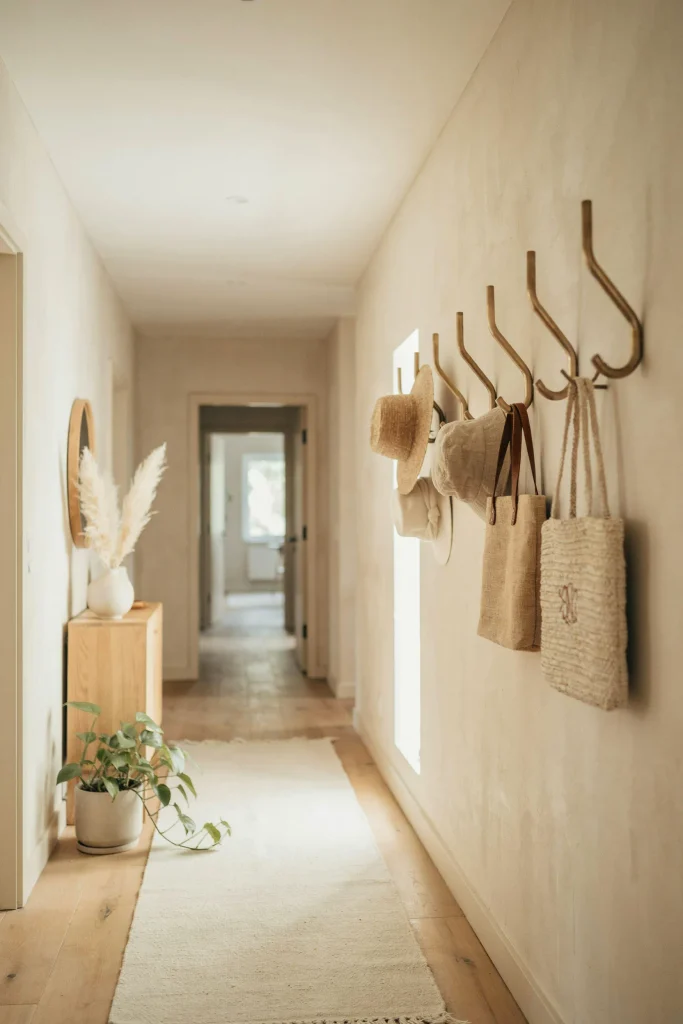 21 Narrow Hallway Decorating Ideas to Try Right Now 20 Decorative Wall Hooks