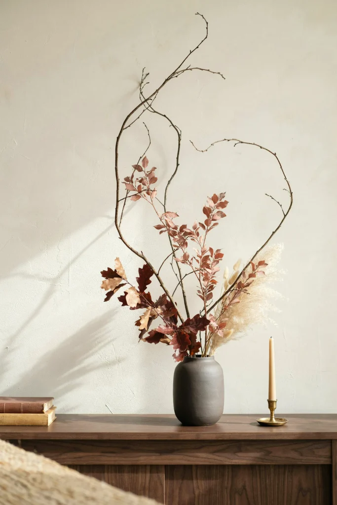 20 Fall Decorations for 2026 That Feel Truly Opulent 9 Dramatic Floral Branches