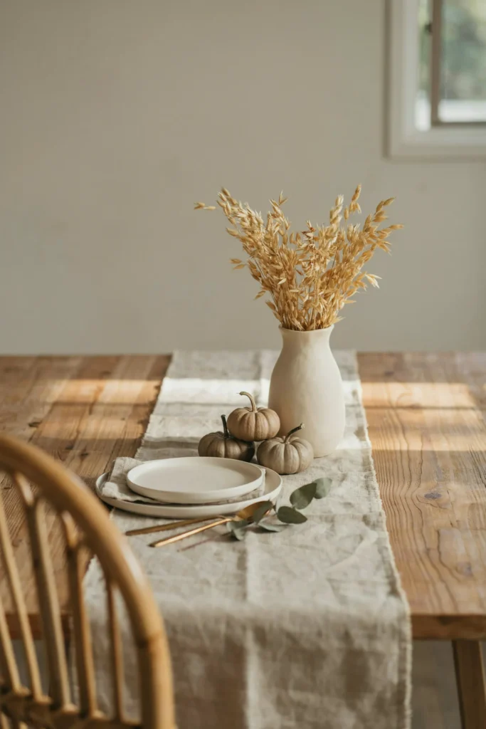 Dried Wheat Centerpieces