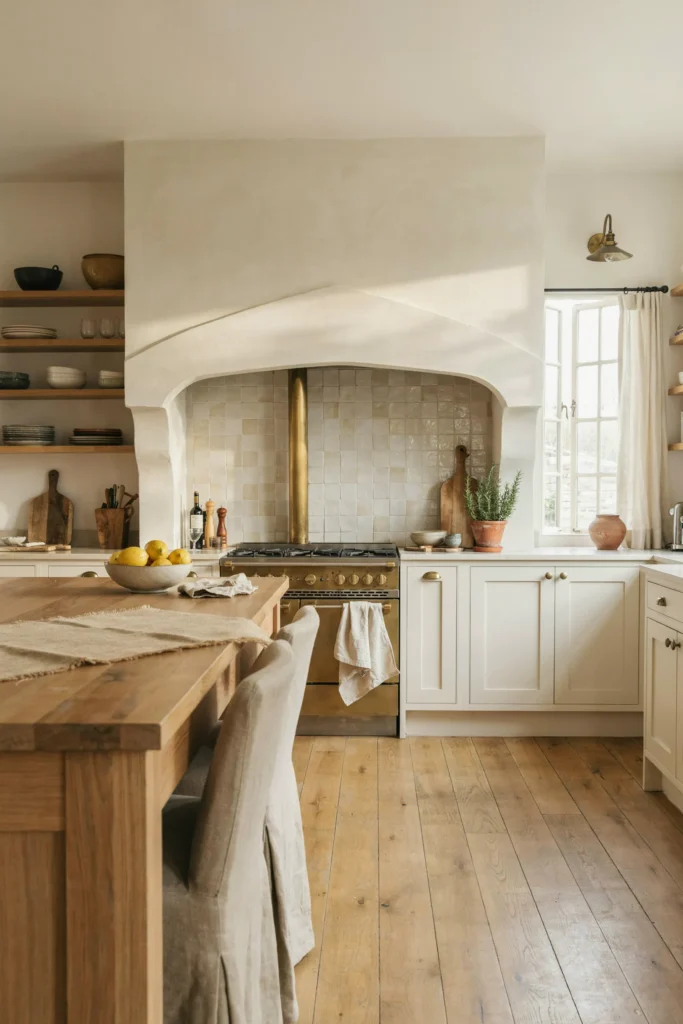 22 Farmhouse Kitchen Design Ideas for Warm, Cozy Charm 12 Farmhouse Range Hood
