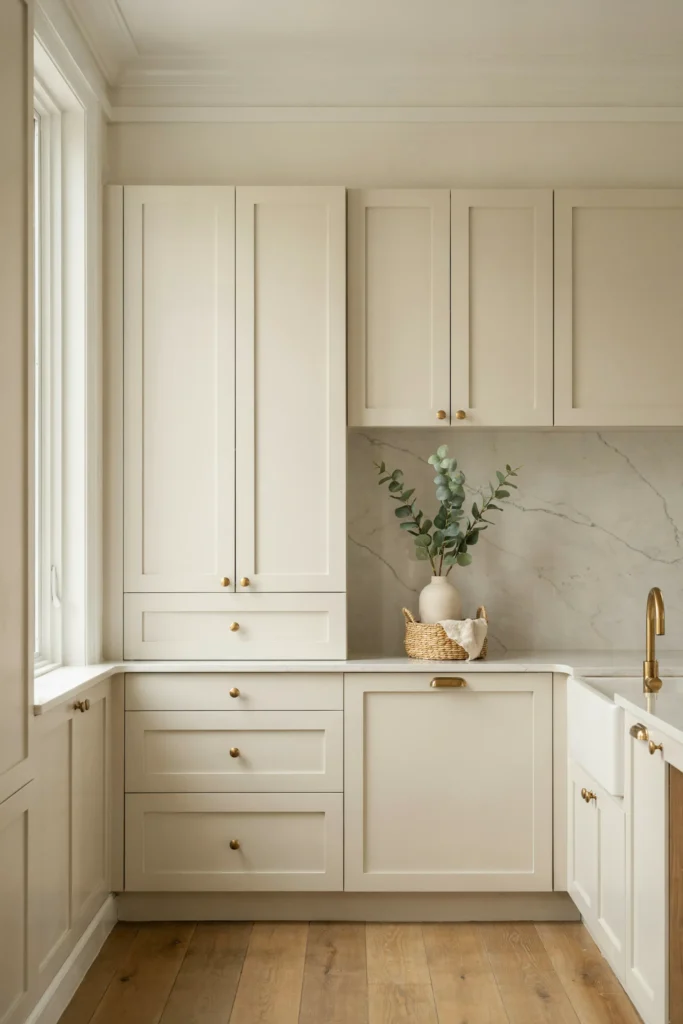 Floor-to-Ceiling Shaker Cabinets