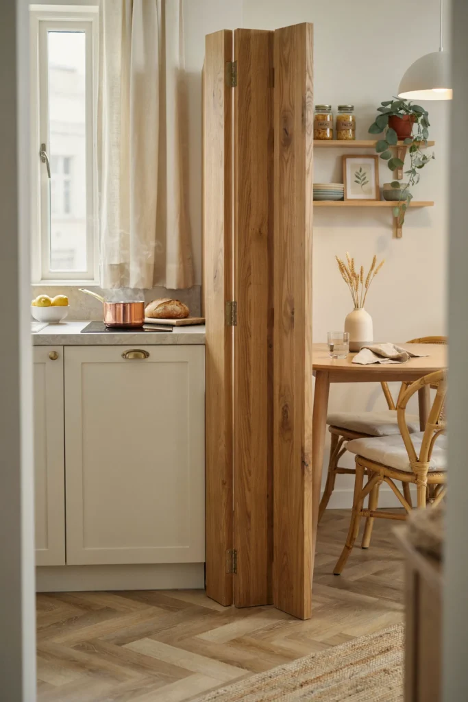 Folding Wood Screen