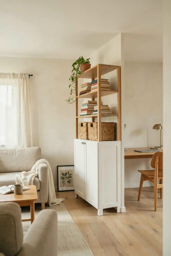 24 Room Divider Ideas That Transform Every Small Space 25 Freestanding Cabinet Divider