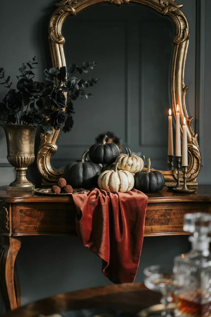 Gilded Pumpkin Cluster