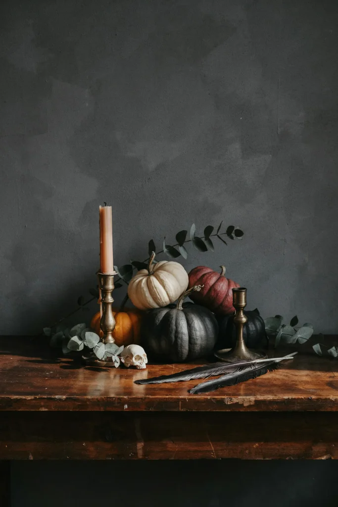 21 Gothic Halloween Decor Ideas for a Haunting 2026 22 Gothic Pumpkin Cluster
