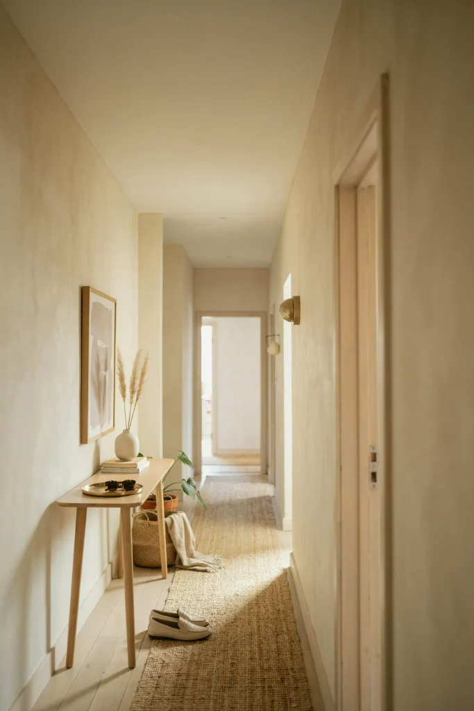 21 Narrow Hallway Decorating Ideas to Try Right Now 22 Layered Neutral Textures