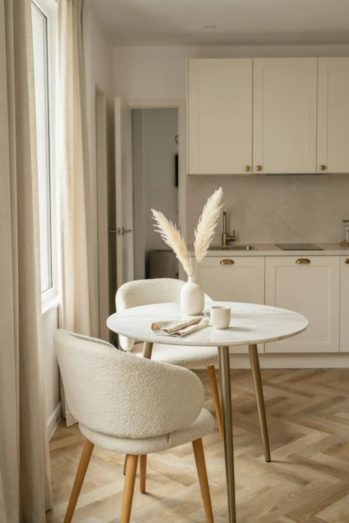 Marble Look Dining Table