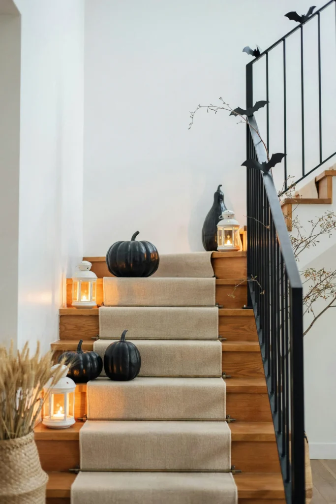 Matte Black Staircase