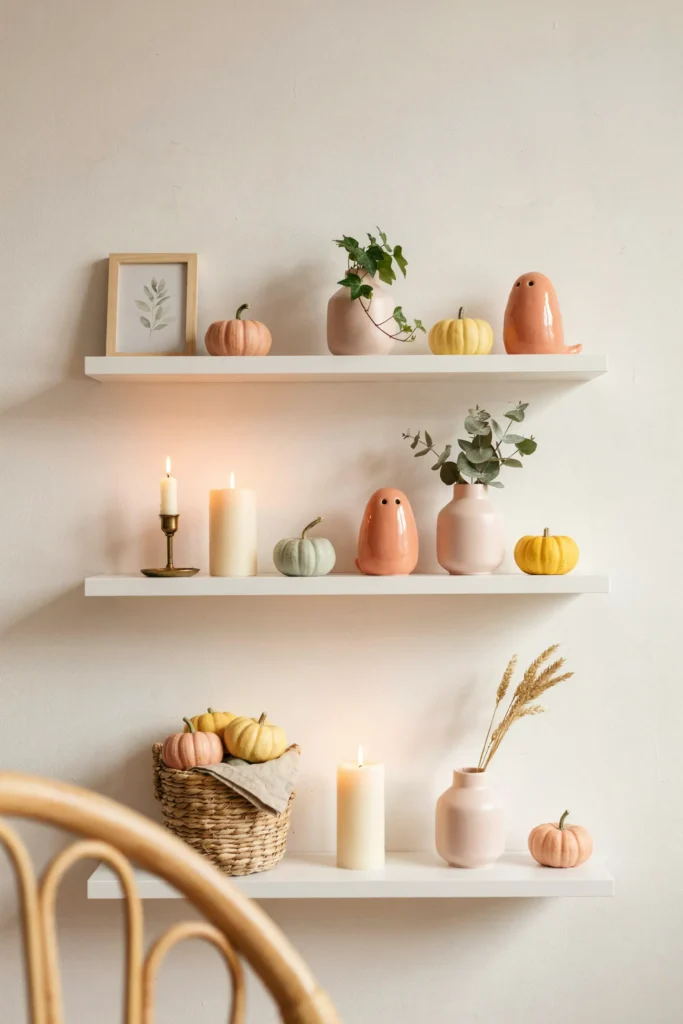Mini Pumpkin Shelf