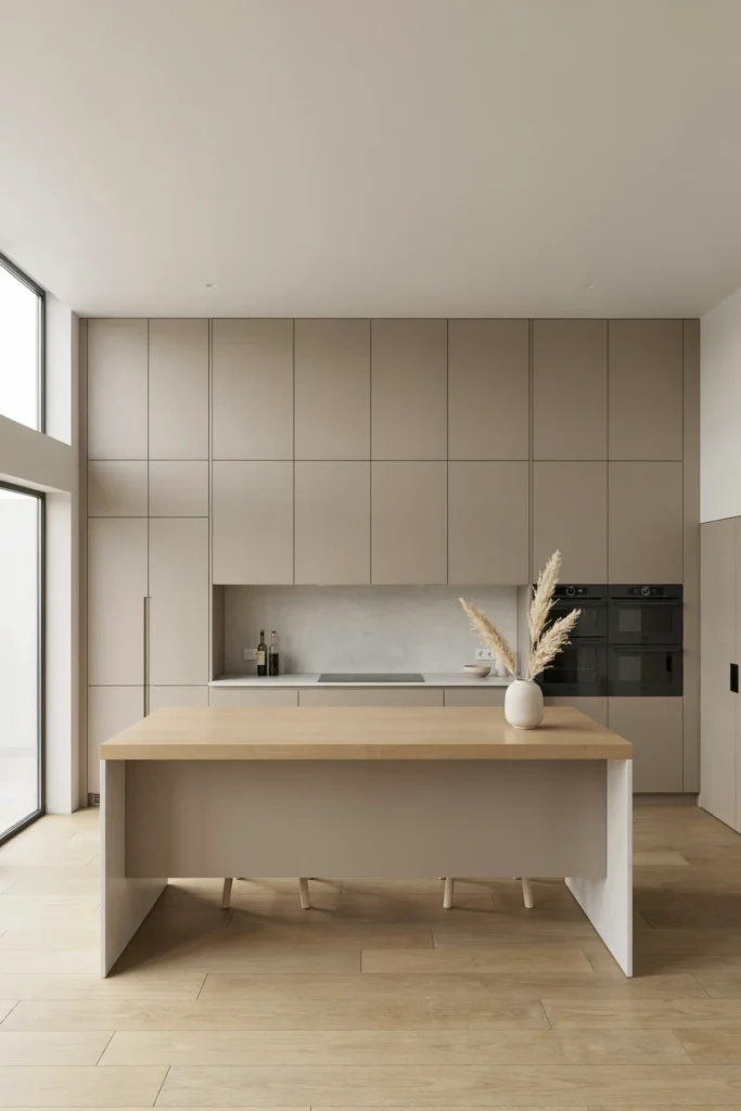 Minimalist Flat-Panel Cabinets