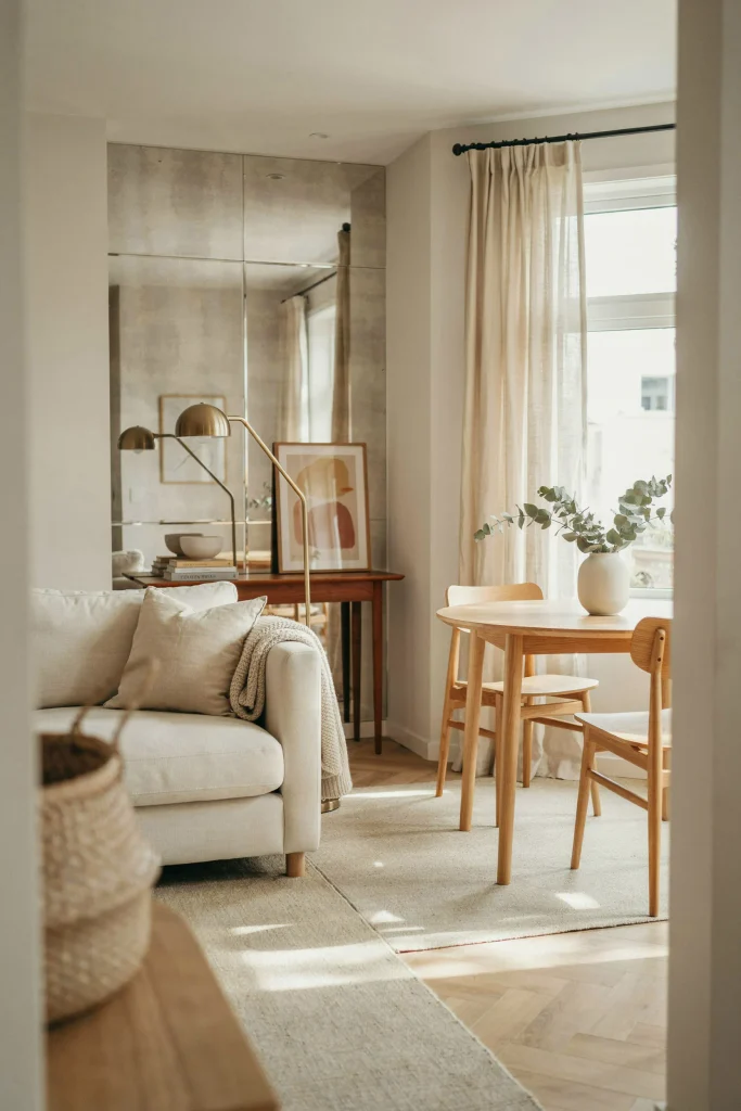 Mirrored Accent Wall