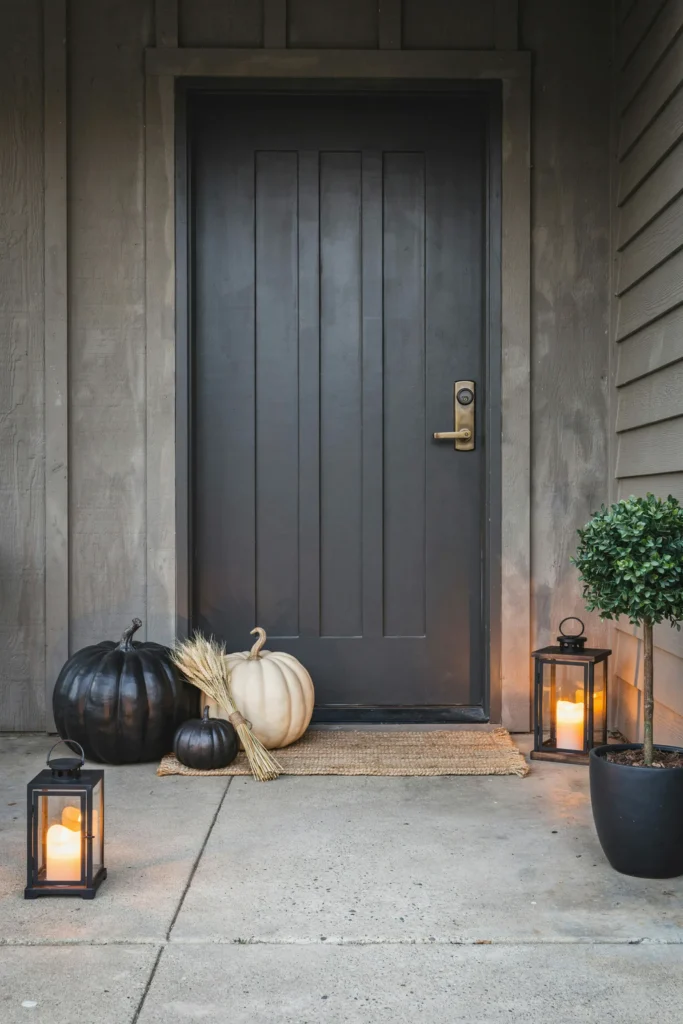 Modern Pumpkin Porch