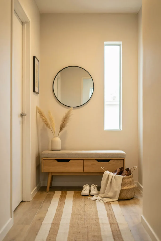 23 Narrow Entryway Ideas for Small Spaces You'll Love 12 Narrow Bench With Storage