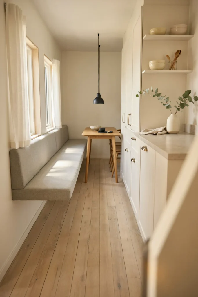 22 Small Kitchen Banquette Seating Ideas Worth Stealing 19 Narrow Galley Kitchen Bench