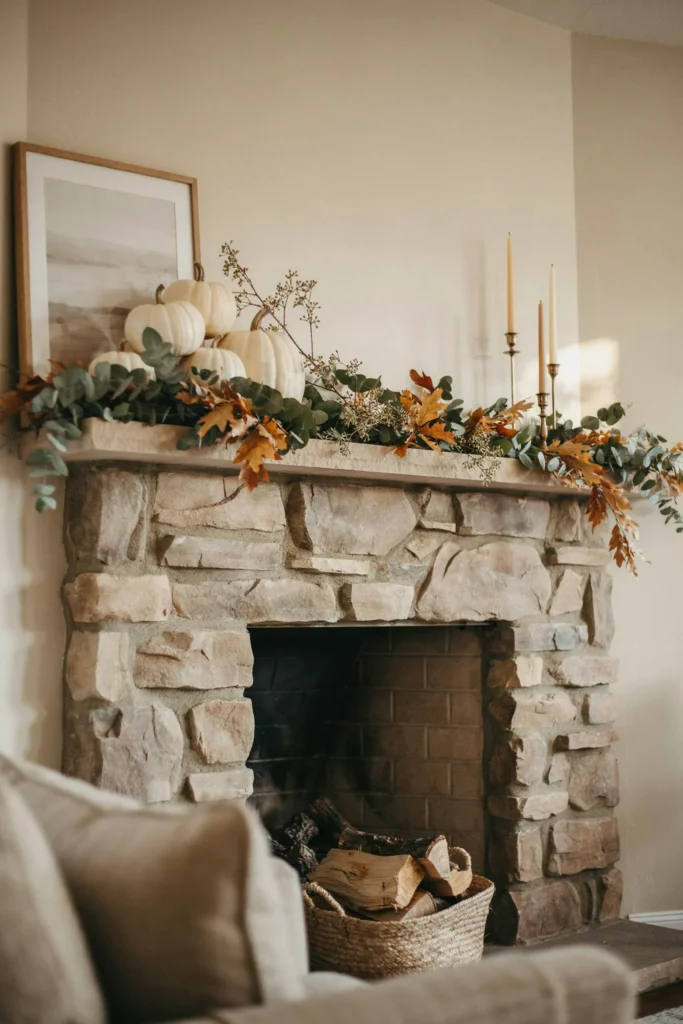 21 Elegant Fall Home Decor Ideas You'll Simply Adore 20 Natural Autumn Garlands