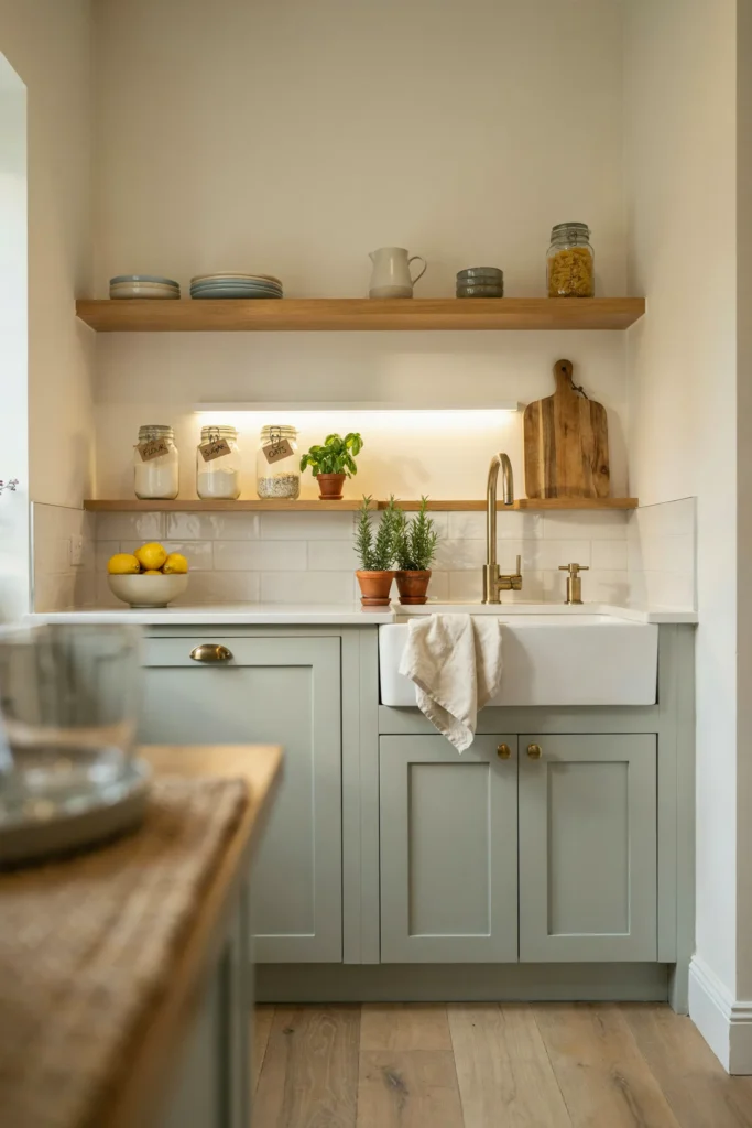 Open Shelving Display