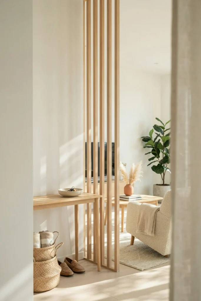 24 Room Divider Ideas That Transform Every Small Space 8 Open Slat Partition