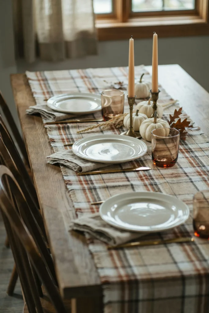 Plaid Table Runners
