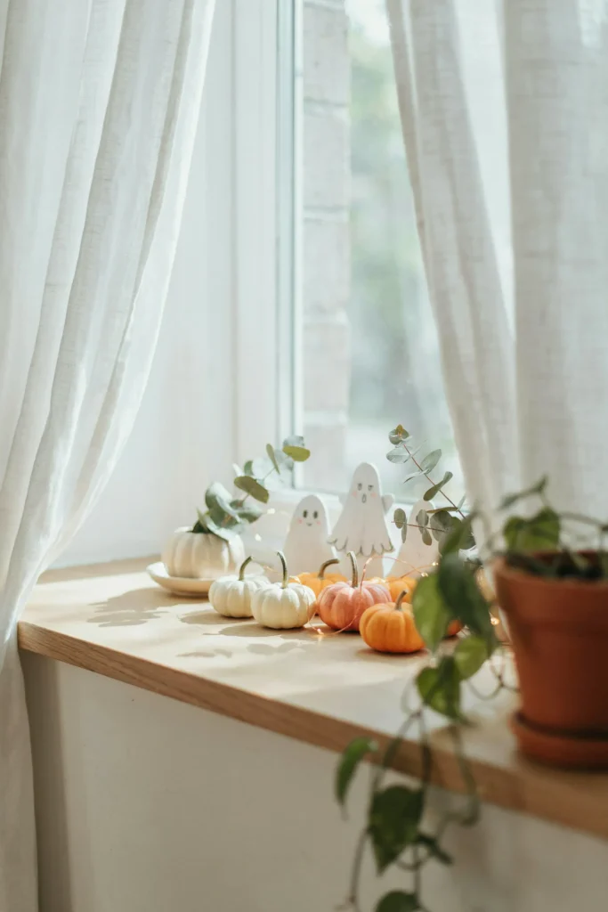 Pumpkin Window Sill