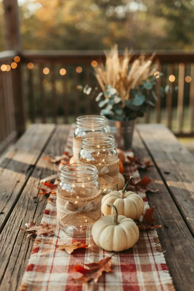 Repurposed Mason Jar Lanterns