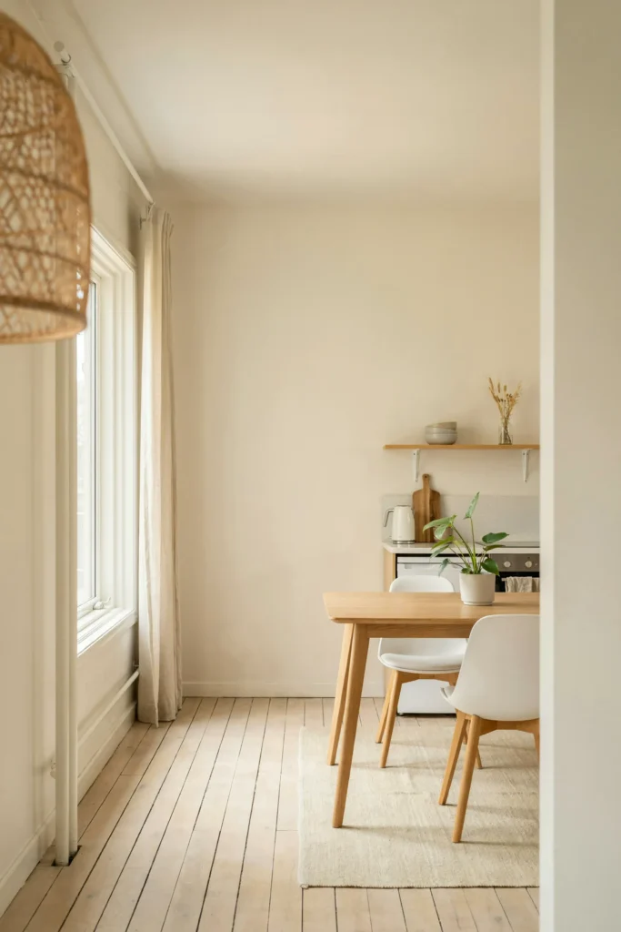 Scandinavian Light Wood Table